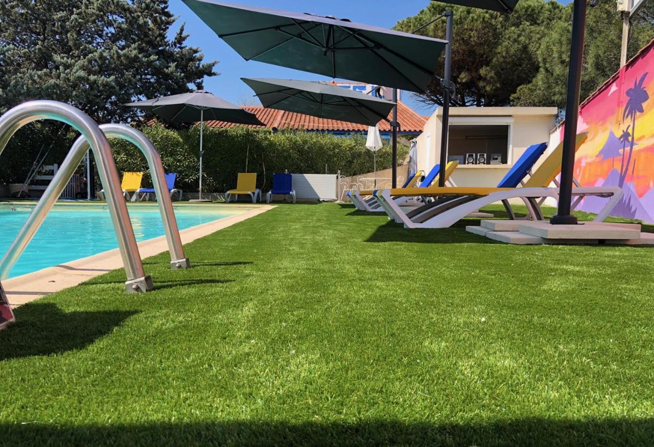Hotel Des 4 Vents "Esprit Camargue" Aigues-Mortes Exterior foto
